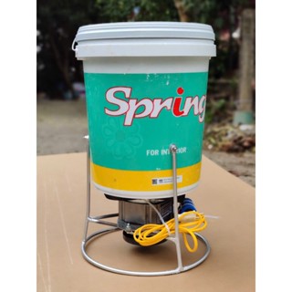 Máy băm thức ăn chăn nuôi, xay nhuyễn rau củ quả, thực phẩm cho gia súc, gia cầm , 750w thùng sơn nhựa