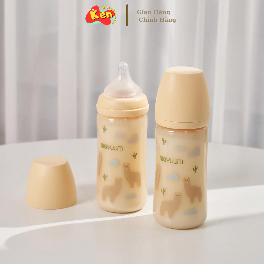 Bình sữa PPSU Moyuum - Lạc Đà - Kèm Núm