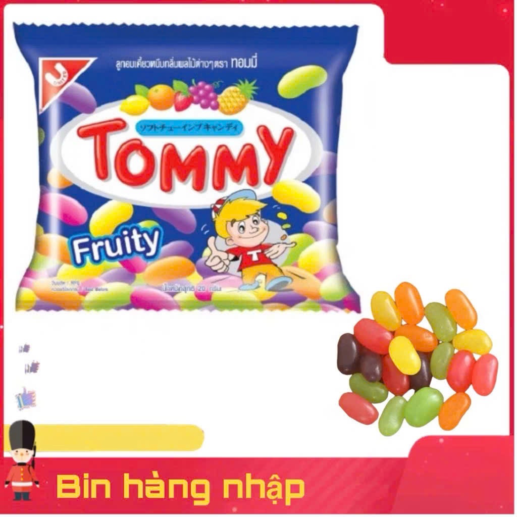 Kẹo dẻo trái cây tommy thái lan kèm vỉ treo