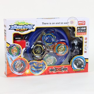  Combo 4 Con Quay Vô Cực - Con Quay Chiến Thần Series 6 Gồm Cả Bàn Quay nhỏ và 2 Tay Quay Hai Chiều 