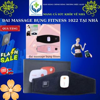 QUÀ TẶNG -FREESHIP +Đai Massge Bụng Fitness Đai Chườm Nóng Muối Ngải Cứu - máy massage lưng 3 chế độ