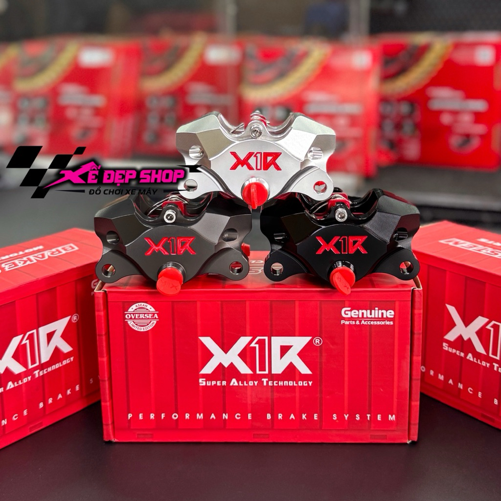 Heo 2pis X1R - heo dầu 2 pis đối xứng X1R - màu đen bạc xám