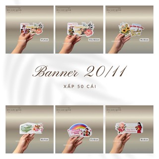 Banner/ Thiệp/ Bảng chữ Chúc mừng Ngày nhà giáo Việt Nam 20/11