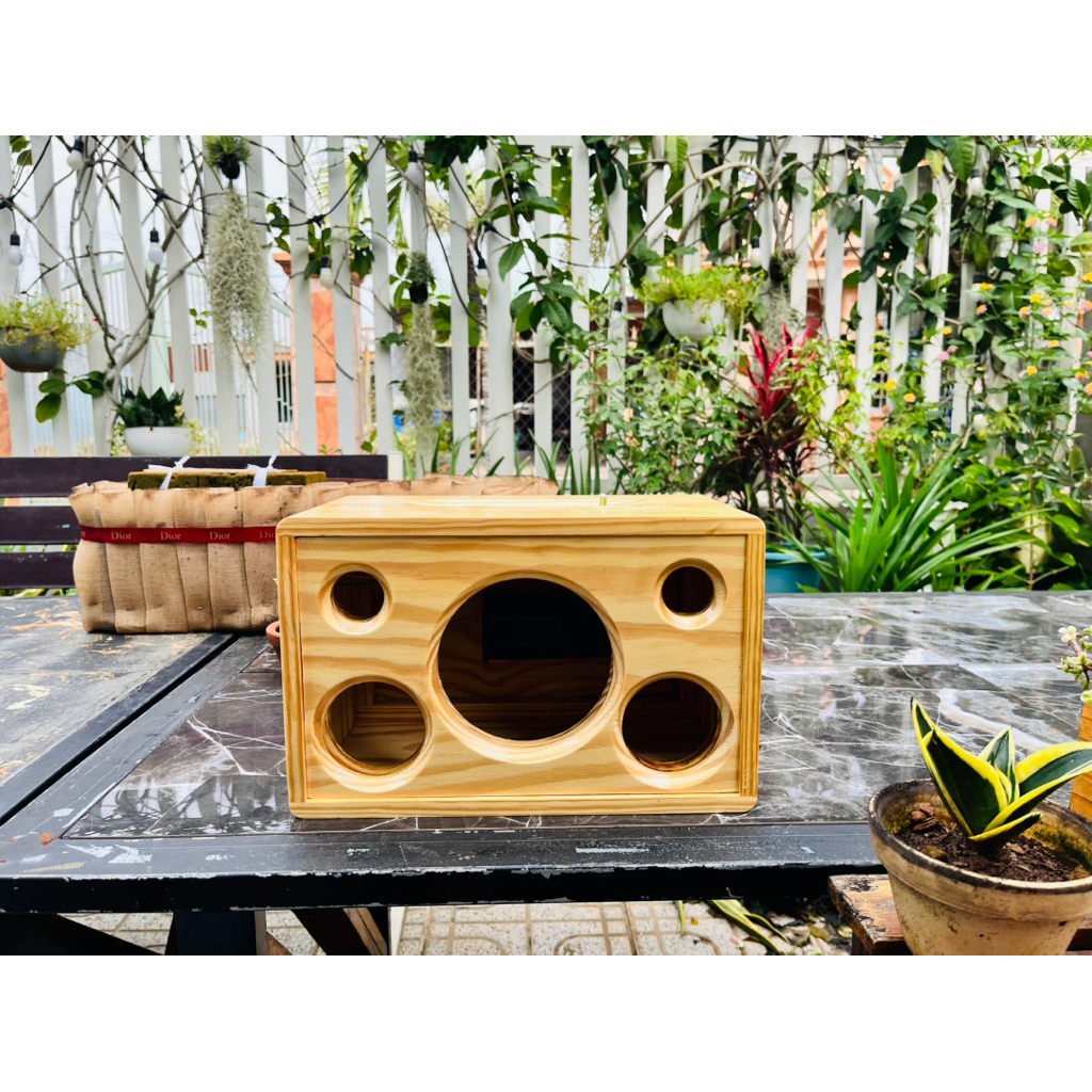 Vỏ box thùng loa gỗ diy kiểu dáng 2.1, loa vi tính, làm theo y/c