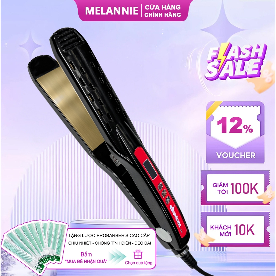 2025 Máy duỗi tóc kẹp là Davines 1020 1019 hàng chính hãng nhỏ gọn tiện lợi siêu bền công suất lớn