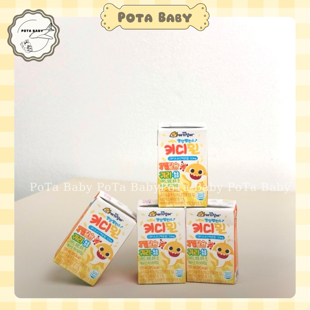 Sữa yến mạch Pinkfong Kiddy Meal thùng 32 hộp Hàn Quốc