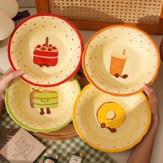  Bộ chén sứ đĩa ly  thố ,tô úp mì sử dụng gia đình họa tiết Bánh Sinh Nhật - Gốm sứ SH 