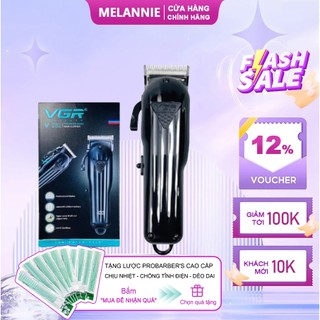  Tông Đơ Cắt Tóc Chuyên Nghiệp VGR 282 Phiên Bản Nâng Cấp Màn Hình LED Hiển Thị Dung Lượng PIN  tặng kèm 10 phụ kiện 