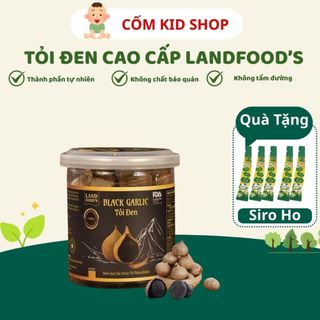 Tỏi Đen Landfood's Cao Cấp Xuất Khẩu Hàng Nguyên Vỏ 200gr HÀNG CHUẨN