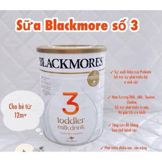 (Date1/2027) Combo 2 Hộp Sữa Blackmores Toddler Milk Drink số 3 (900g)