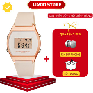 Đồng hồ nữ chính hãng D-ZINER DZ8214 điện tử mỏng nhẹ cao cấp chống nước 30M kèm hộp