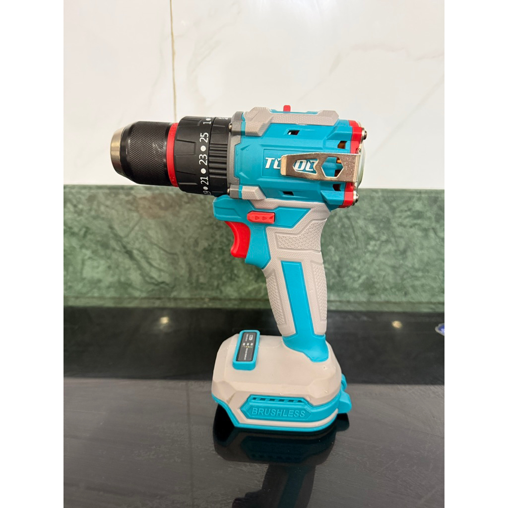 máy khoan tocdo 10mm 3 chức năng có búa model 10-2142 động cơ không chổi than vòng tua lớn