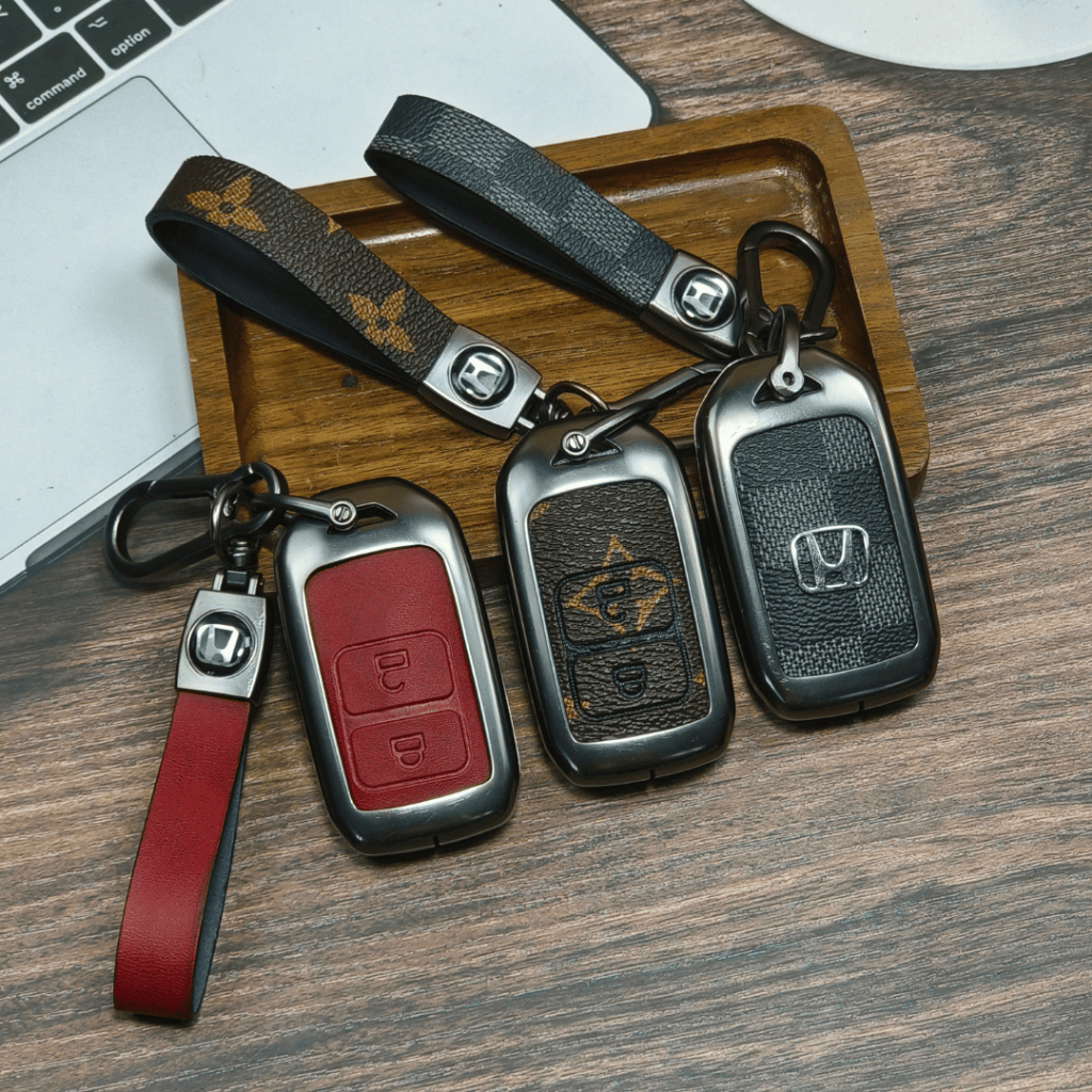 ốp chìa khóa honda crv,ốp khóa xe honda crv,ốp chìa khóa kim loại Honda Jazz,Honda HRV chìa 2 nút bấ