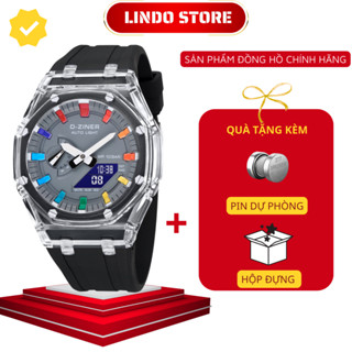 Đồng hồ đeo tay nam thể thao chính hãng D-ZINER DZ8336 bền bỉ chống nước 100M kèm hộp thiếc bảo hành 5 năm