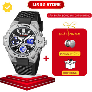  Đồng hồ thể thao nam chính hãng D-ZINER DZ8302 cao cấp chống nước 30m siêu bền bảo hành 12 tháng 