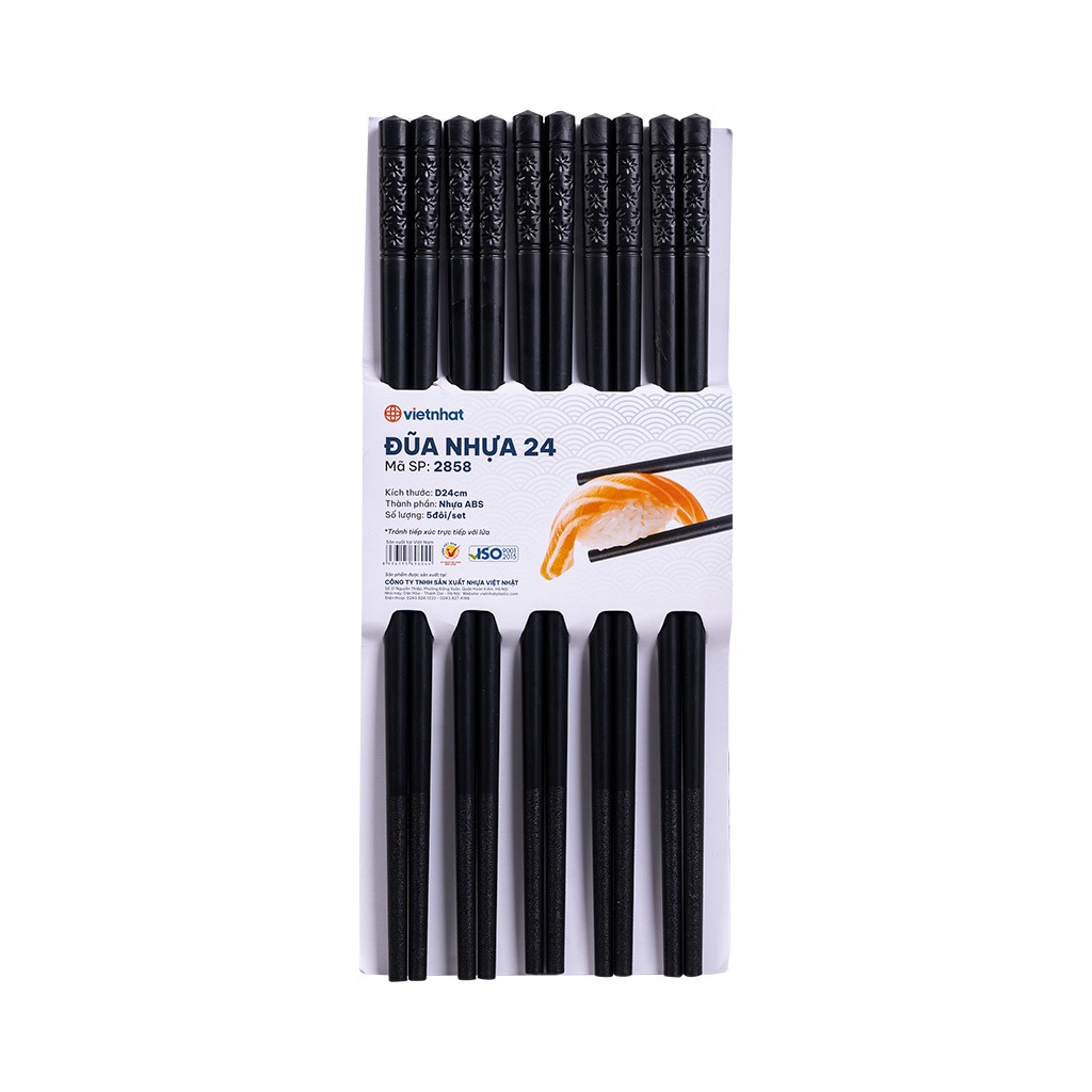 Set 10 đũa Nhật, đũa nhựa Hokori cao cấp, chịu nhiệt tốt k mùi gây hại, đũa gắp thức ăn cao cấp