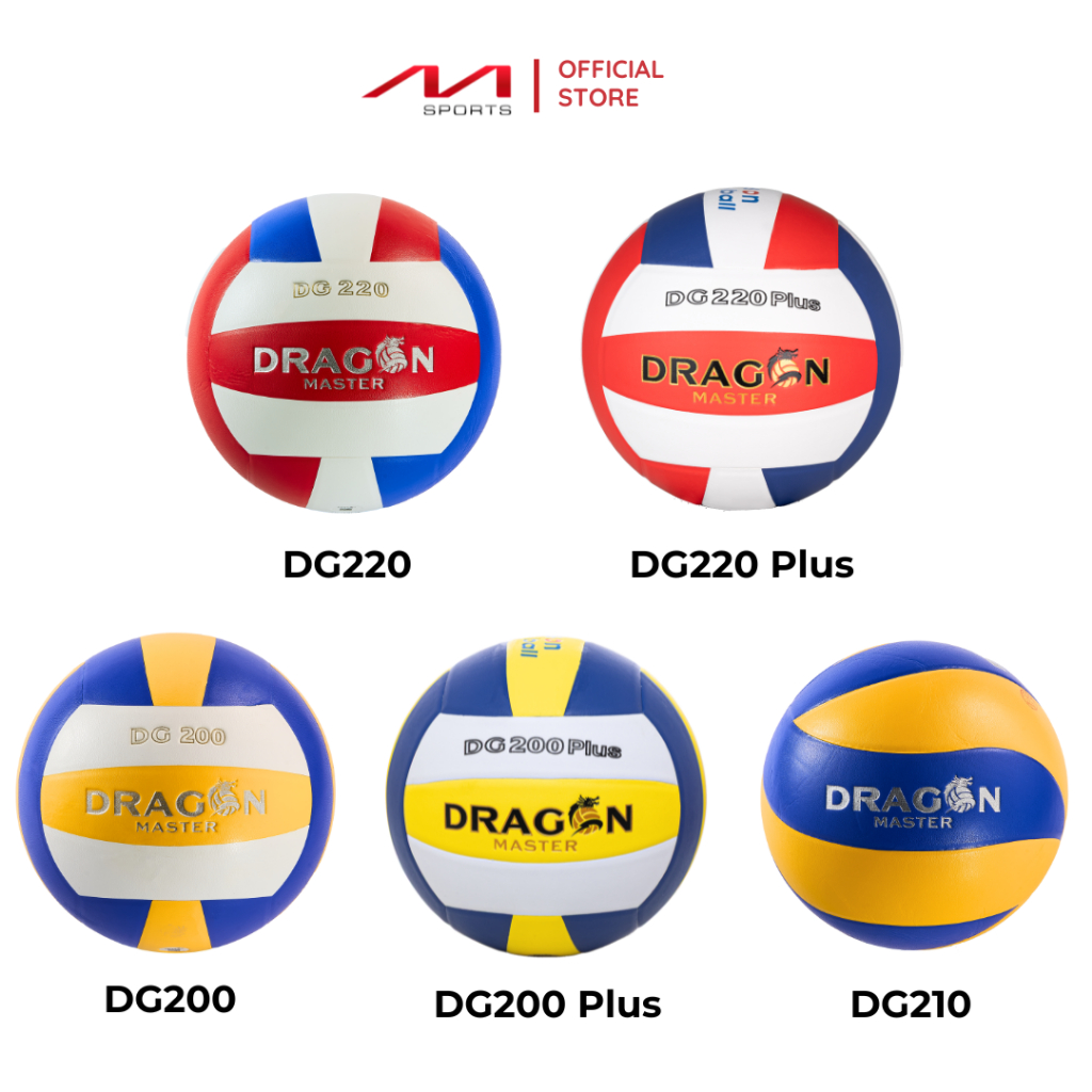 Banh bóng chuyền Da Mềm cho người mới chơi & tập luyện cơ bản Series 2 Dragon Master, Tặng bộ phụ kiện, Ship hỏa tốc