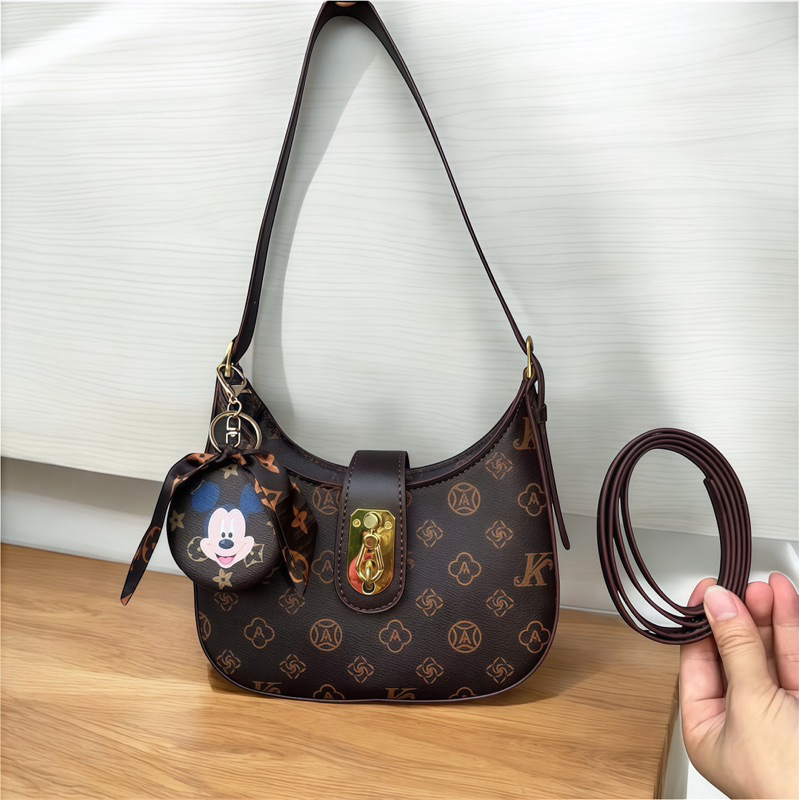 [TẶNG GƯƠNG] Túi Kẹp Nách Cầm Tay Đeo Chéo Hàng jK Size 22 Sang Choảnh (JK Gương)