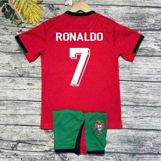   CÓ IN TÊN  Bộ áo bóng đá trẻ em BỒ ĐÀO NHA in RONALDO đủ size cho bé 8-56kg chất thun lạnh thoáng mát Top Kid 