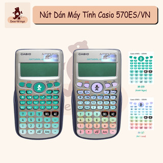 MIẾNG DÁN PHÍM, NÚT MÁY TÍNH CASIO 570