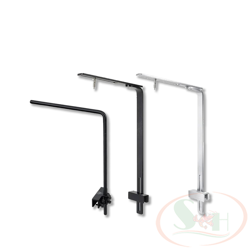 Chân treo đèn Week Aqua Stand chữ L thanh tròn / dẹt nâng đèn bể cá tép thủy sinh cảnh