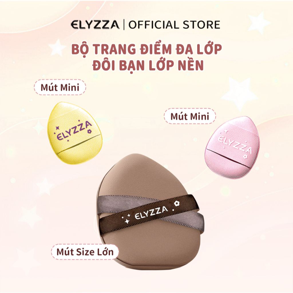   Hà Nội  Mút Trang Điểm ELYZZA Mút Tán Kem Nền Siêu Mềm Không Hút Nền Dễ Đánh Nền 
