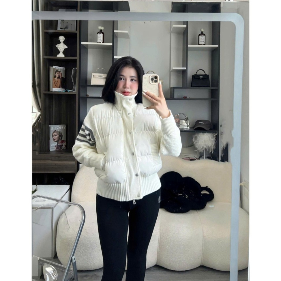 𝙏𝒉𝙖𝒐𝙫𝒊_𝑼𝙡𝒍𝙯𝒂𝙣𝒈 / PHAO BOMBER THOM PHỐI TAY LEN DỆT KIM THOM - ÁO PHAO TAY LEN NEW 2026 | BigBuy360 - bigbuy360.vn