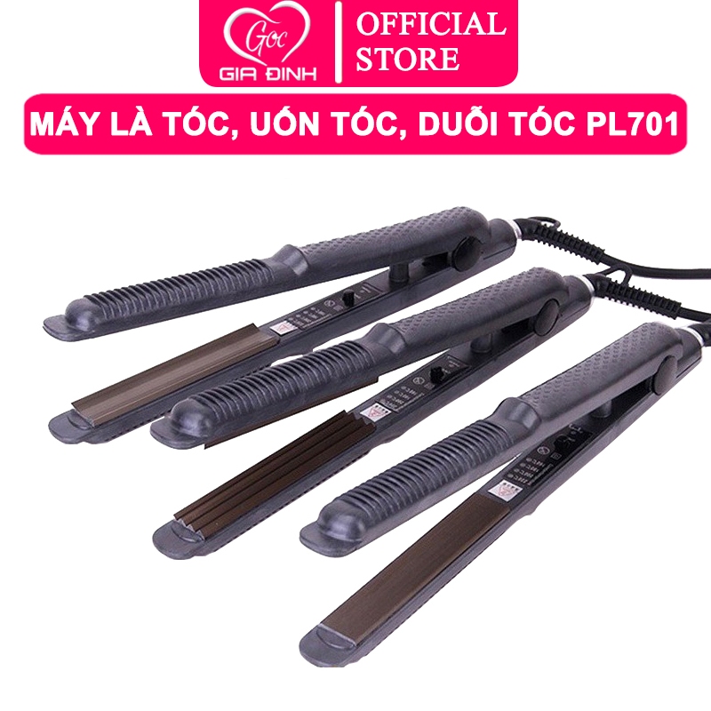Máy là tóc, uốn tóc, duỗi tóc tạo kiểu tóc chỉnh nhiệt cao cấp PL701