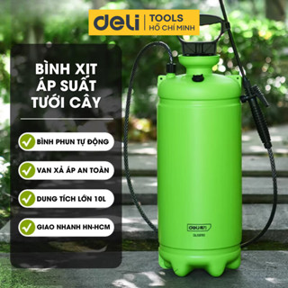 Bình Xịt Tưới Cây 10L Deli Chính Hãng - Bình Phun Thuốc Sâu, Phun Sương, Xịt rửa xe, Thuốc muỗi