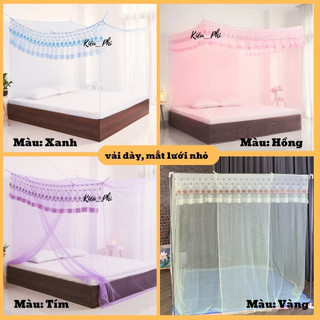  Màn tuyn thái lạnh màn ngủ chống muỗi màn mắc tay 4 góc. Màn ngủ 1m8 2m màn Kiều Phi 