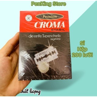  Hộp 200 lưỡi dao lam CROMA stabil siêu bén siêu bền 