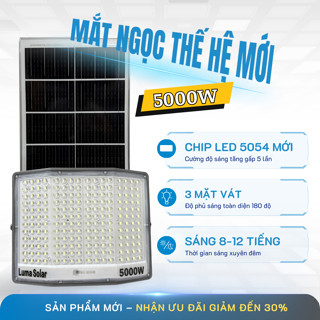  Đèn Mắt Ngọc Kim Cương Thấu Kính năng lượng mặt trời loại xịn 3000W Vỏ Nhôm Đúc Nguyên Khối chip led 5730 IP69 