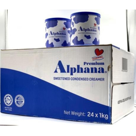 Sữa Đặc Có Đường Alphana Premium Nhập Khẩu Malaysia Lon 1kg Giàu Protein, Vitamin, Không Cholesterol