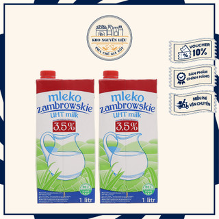 Sữa tươi balan 1L - mleko zambrowskie sữa tươi nguyên kem - sữa nhập khẩu - độ béo 3,5%