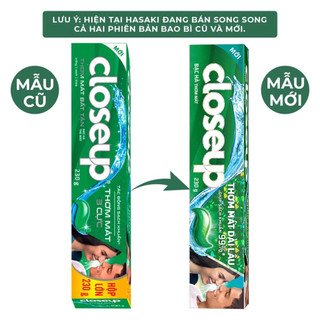 KEM ĐÁNH RĂNG CLOSEUP HƯƠNG BẠC HÀ +BĂNG TUYẾT 140G