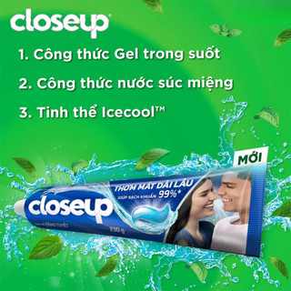 KEM ĐÁNH RĂNG CLOSEUP HƯƠNG BẠC HÀ +BĂNG TUYẾT 140G