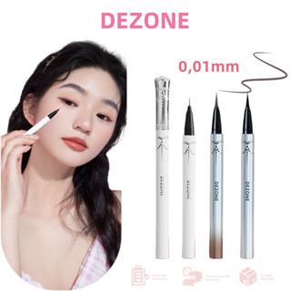  Dezone Eyeliner lỏng da cừu Elf chống mồ hôi lâu trôi cực kỳ mịn Bút kẻ mắt giả da cừu nét mỏng 0.01mm mượt mà chống ru 