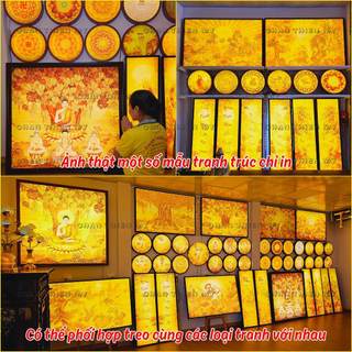 Tranh Trúc Chỉ In Vuông CHÂN THIỆN MỸ