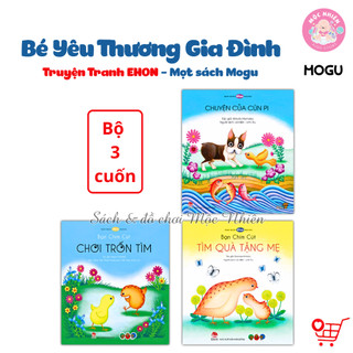 Sách Truyện Ehon cho bé 1-2-3 tuổi - Bé yêu thương gia đình - MOGU