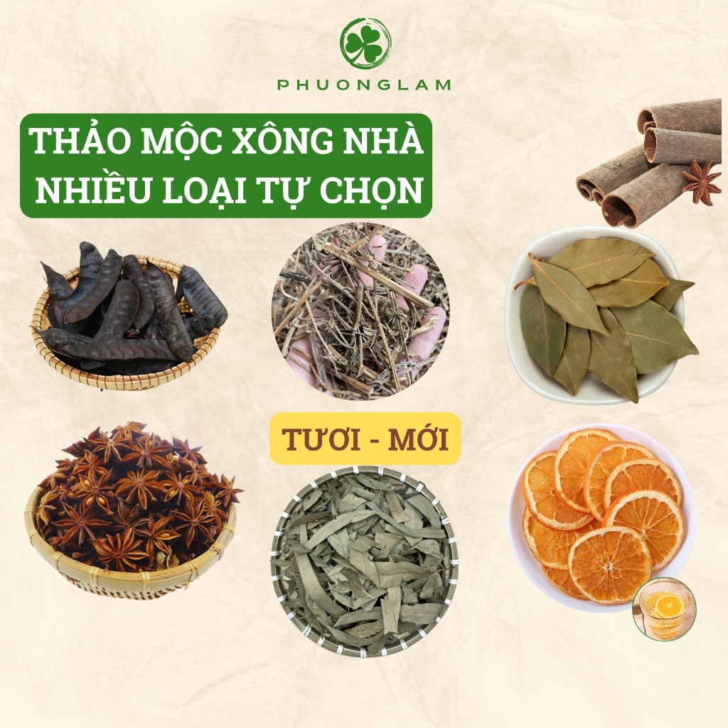 Thảo mộc xông nhà tự nhiên tẩy uế khử mùi xua côn trùng
