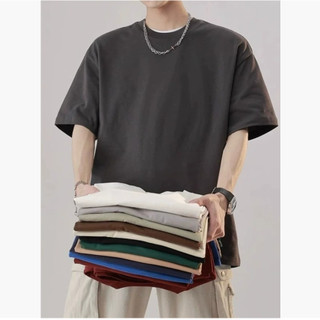 [XẢ KHO] Áo thun trơn Unisex nam nữ, áo phông basic tee form rộng cổ tròn vải thoáng mát HADMES