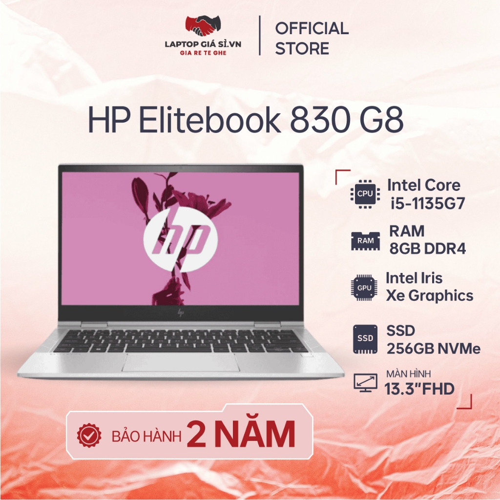 Laptop HP Elitebook 830 G8  i5-1135G7, 8GB, 256GB