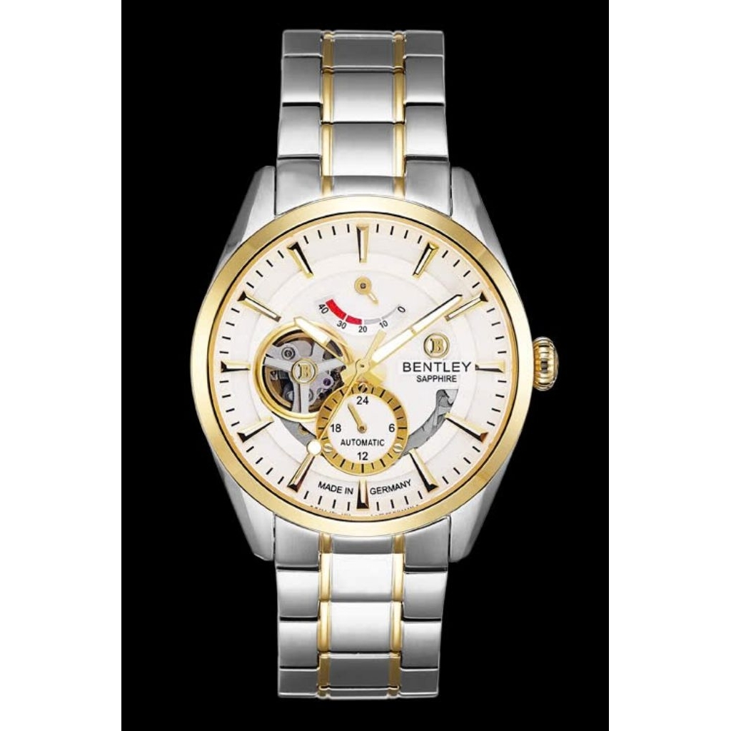 [Chính Hãng 100%] Đồng Hồ Nam Bentley BL1831-15 (1831) Máy Cơ (Automatic) Kính Sapphiare Siz 41mm Dâ