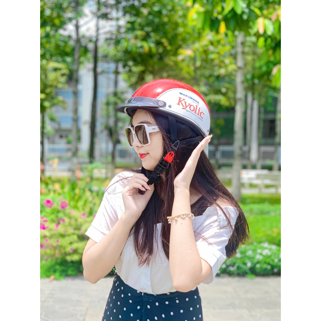 Mũ bảo hiểm nửa đầu thời trang nhiều mẫu