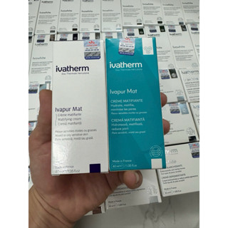 [Hàng Cty] Kem Dưỡng Ẩm Ivatherm Ivapur Mat Mattifying Cream dưỡng ẩm kiềm dầu cho da dầu mụn 40ml
