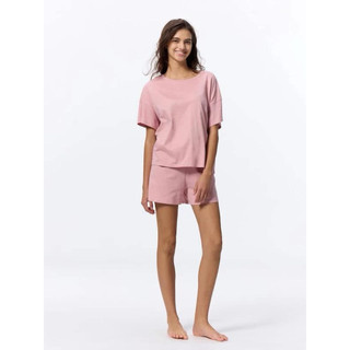 Bộ mặc nhà Gu trơn 100 cotton