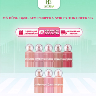  Má Hồng Dạng Kem Peripera Syrupy Tok Cheek 9g 