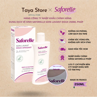 Dung Dịch Vệ Sinh Phụ Nữ Saforelle Soin Lavant Doux Apaisant Pháp Gentle Cleasing Care 100ml Và 250ml