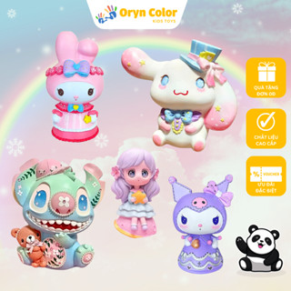   ORYN  Tượng Thạch Cao Mini 20 Mẫu Đáng Yêu – Tô Màu DIY Cho Bé An Toàn Nâng Cao Khả Năng Sáng Tạo 