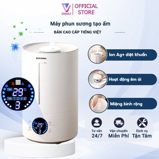 [Chính hãng] Máy phun sương tạo ẩm Qcooko, Máy tạo ẩm khuếch tán tinh dầu dung tích lớn 4l tự ngắt khi hết nước